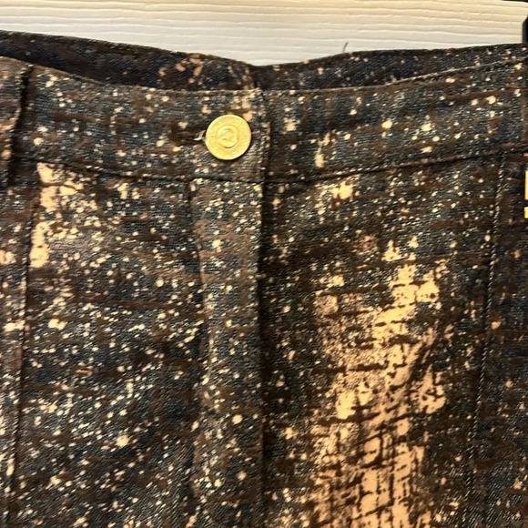 ! St. John Sport High Rise Printed Dark Wash Trouser Denim Jeans Multico… - Picture 3 of 6